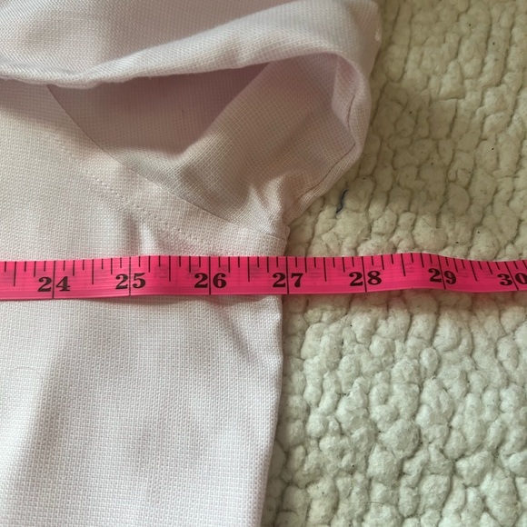 Men's Long-Sleeve Pink Dress Shirt, Size 17-17.5, 34-35 - Picture 8 of 11